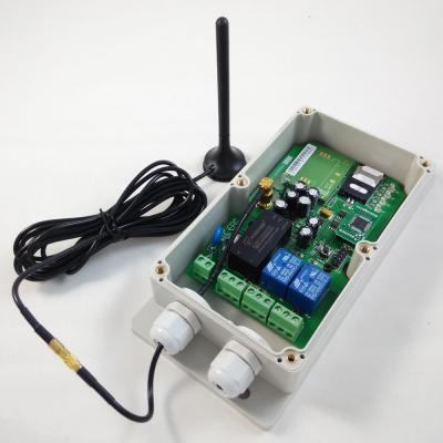 China Most well-designed QUAD dual output of GPRS band version, dual alarm input GSM gate opener GSM-KEY-GPRS for sale