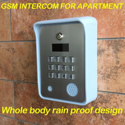 China GSM Intercom Audio Wireless Doorphone For Apartment Operation For 400 GSM-POINT Homes for sale