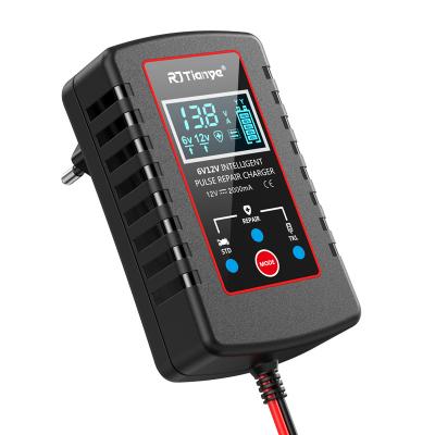 China MINI /TRICKLE Best Selling Intelligent Recognition 12v Smart Chip Auto Battery Charger For Motorcycle for sale