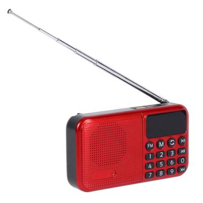 China High Quality PORTABLE FM USB TF Card Multifunctional Mini FM Digital USB Radio Receiver for sale