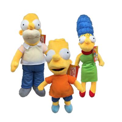 China 1 1 Simpson Plush Toy Doll Assen Funny Children's Day Anime Gift Simpson Doll for sale