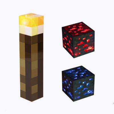 China Minecraft Game Torch Miner's Lamp Potion Bottle Model Toy Touch Night Light for sale