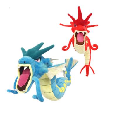 China 1 1 Red Spot Pokemon Gyarados Plush Doll Magikarp Dragon Stuffed Plush Toy Blue Toy for sale