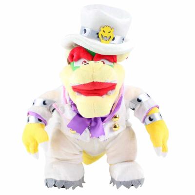 China 1 1 Super Mario Dress Kuba Fire Dragon Plush Anime Stuffed Toy Orangutan Doll Animal Cartoon Spot Surround Wholesale for sale