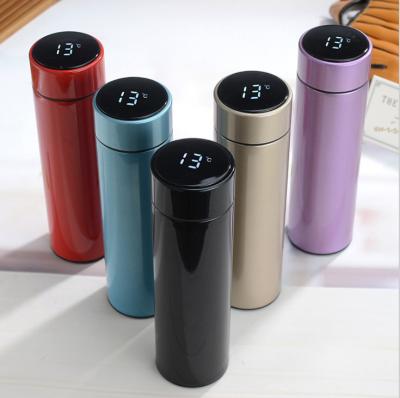 China 304stainess Disposable Steel Sublimation Thermos Mug With Temperature Display LED Lid Vacuum Thermos Flask Smart Insulated Bottle for sale