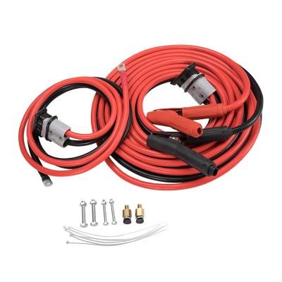 China 30FT 1 Gauge 1500A w/Quick Connect Plug Truck SUV Booster Jumper Cables 13.8*13.8*4.4 Inches for sale