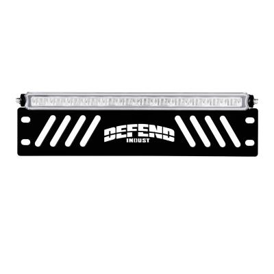 China FIERYRED Flood Beam Off Road 4x4 Ute Truck 8800lm 14 Inch Led Light Bar With License Plate Frame PLATE2-FRAME for sale