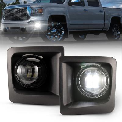 China Luminous Waterproof PC Car Ip68 Bumper Led Fog Lights For Gmc Sierra 1500 2014-2015 for sale