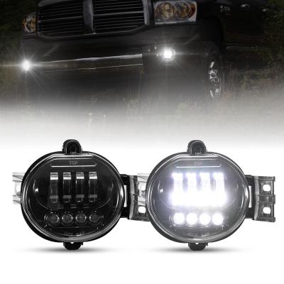 China FIERYRED Fog Light Daytime Running Lights Clear Lens Led Fog Lamp For Dodge Ram 1500 2500 3500 2003-2008 for sale