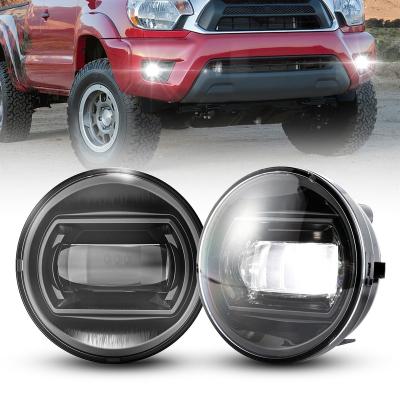 China FIERYRED PC Car LED Fog Light For Tacoma 2005-2011 With Adapter Extension Harness for sale