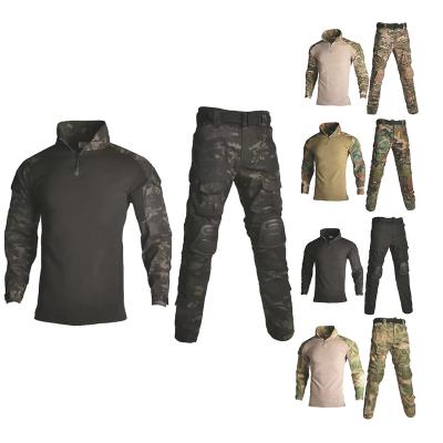 China Custom Made Anti-Static Outdoor Camouflage Cargo Pants Tactical Jackets Men Suit Wear Resistance Tactical Clothing For Factory Direct for sale