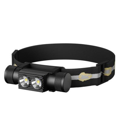 China Feature: 180m Portable Waterproof Headlight Rechargeable 2000mAh Battery LED Bottom Lighting Outdoor Running Headlight for sale