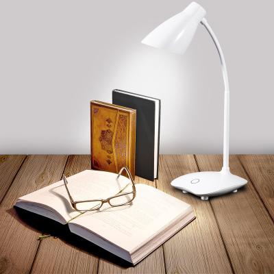 China Other Flexible 1200mah Lithium Battery ABS Study Desk Gift Lead Table Lamp for sale