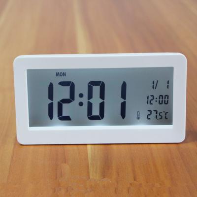 China Wholesale Calendars Bedside Table In The Car Simple And Modern Desktop Alarm LCD Digital Clock for sale