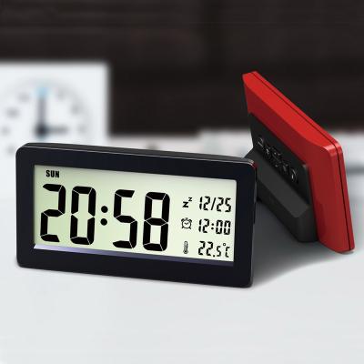 China World Time Calendars Classic Desktop Screen Timer High Quality And Simple LCD Display Digital Desk Clock for sale