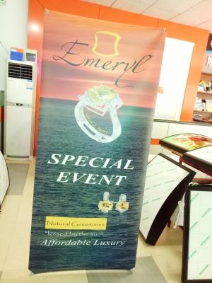 China Waterproof Outdoor X Stand Banners Display Single Side 80X180cm for sale