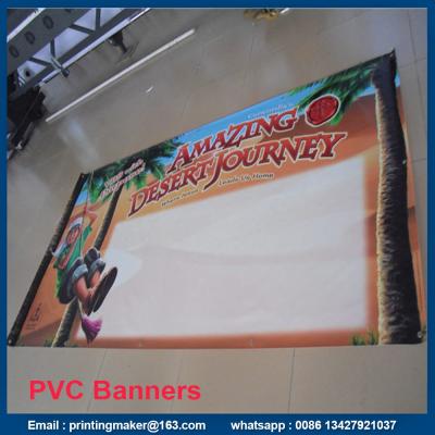 China Single Side PVC Banner Printing with Grommets for sale