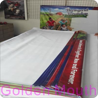 China 13 oz Vinyl Banners with Hem and Grommets for sale