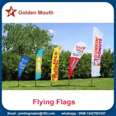 China Windchaser Feather Flags Banner With Fiberglass Pole for sale