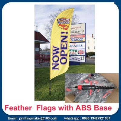 China Custom Advertising Feather Flag Banners Signs for sale