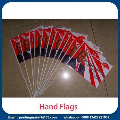 China Custom Hand Held Flags Country National Banner Flag for sale