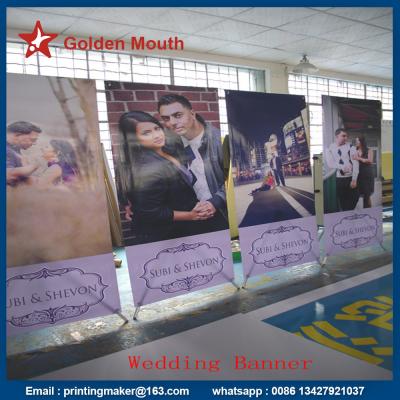 China 80X180 cm Aluminum X Stand Banner Printing for sale