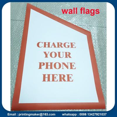 China Custom PVC Wall Flags and Banners with Flagpole for sale