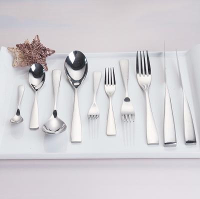 China Modern square Design Fancy World Market Flatware Stainless Steel Cutlery for Hotel for sale