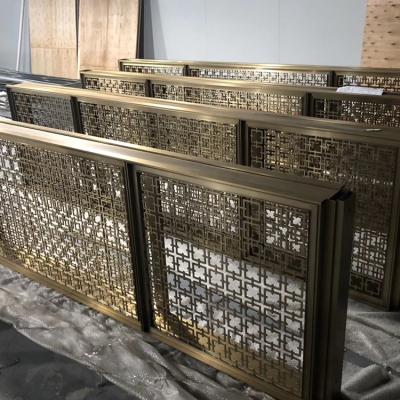 China Durable Stainless Steel Customs Screen For Hotel Project&Indoor Partition for sale