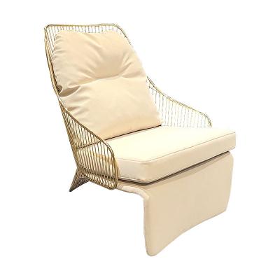 China Reclining Luxury Classic Modern Style Metal Frame Living Room Leisure Colette Bergere Armchair for sale