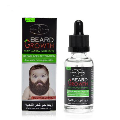 China Beard Growth Oil Best Beard Growth Essential Oil Wholesale Organic Beard Enhancer Natural Men Grooming for sale