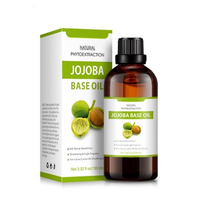 China OEM Plant Base Oil Skin Care Massage Body Nourish Organic Jojoba Oil Carrier Essential Oil MZACO01 100ml for sale