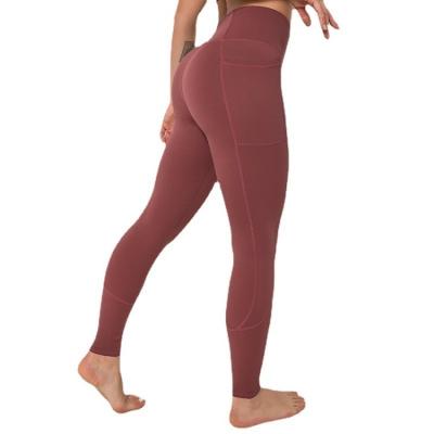 China Breathable Women's Plus Size Sports High Waist Fitness Yoga Pants With Splice Pocket for sale