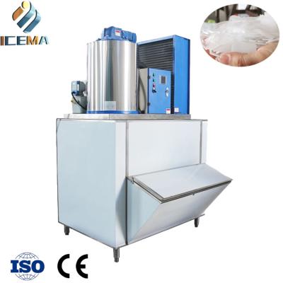 China Commercial Freshwater Flake Ice Machine Small Flake Ice Maker Flake Ice Plant For Hotel Use zu verkaufen