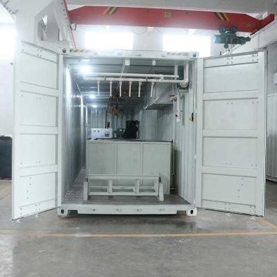 China 10t/24h Container Eismaschine Industrielle Blockeismaschine R404a R22 zu verkaufen