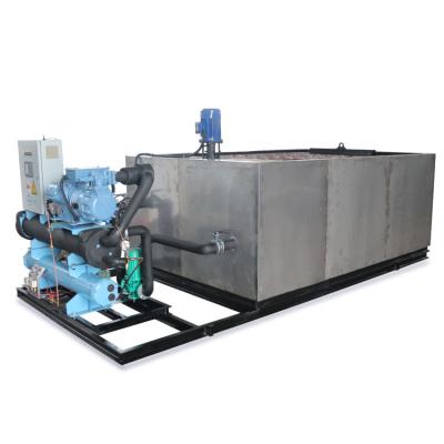 Chine machine à glace 5T 6T 8T 10T de bloc de réfrigération de saumure de 1T 2T 3T à vendre