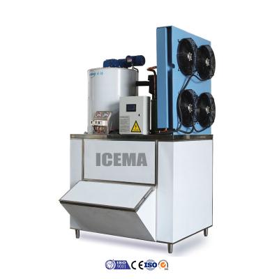 China 3.6KW Industrial Portable Ice Flake Maker for Fish 1T/2T/3T/5T Flake Ice Machine zu verkaufen