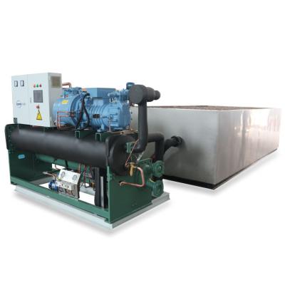 中国 Customized 10 tons Industrial Ice Block Ice Making Machine with Rated Current of 88.8A 販売のため