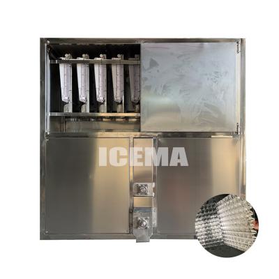 Chine Fabricant automatique de cubes de glace ICEMA de 2 tonnes et 3 tonnes avec mousse de glace en nickel plaquée en cuivre 19X21X6 Grille à vendre