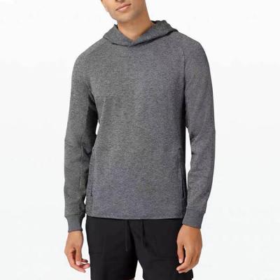 China Fashion QUICK DRY Plain Raglan Sleeve Sports Pullover Gym Solid Hoodie Men for sale