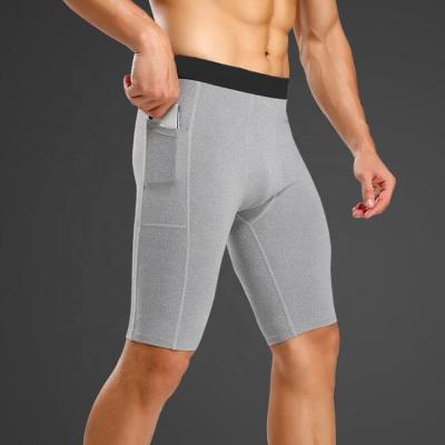 China QUICK DRY Customized Sports Shorts Men's Running Fitness Workout Quick-dry Breathable Compression Tights Sport Abbreviations Men for sale