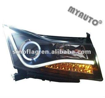 China PP HID XENON HEAD LIGHTS USED FOR CHEVROLET CRUZE CAR STYLING for sale