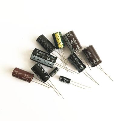 China New General Purpose 200V 300uF 22*30mm Pin Aluminum Electrolytic Capacitor Hard 105 Degree Radial 200V/300uF for sale