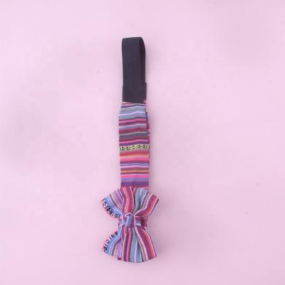 China Vintage Custom Design Bohemia Fabric Headbands Headbands Wrap With Bow For Women Girls Vintage Hair Accessories for sale