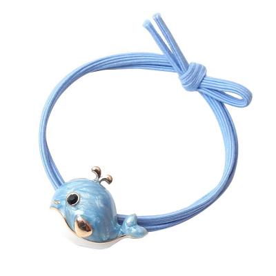 China Japan and Korea Korean Style Strong Elastic Hair Ties with Ocean Charms Elastic Hair Bands for Girls Hair Tie Bracelet for Decoration for sale