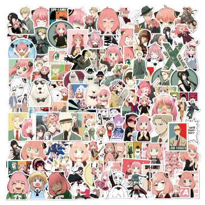 China Hot Spy X Family Waterproof+Eco-friendly Anime Decorative Stickers For Waterproof Cute Cartoon Manga Girl Laptop Notebook Decals for sale