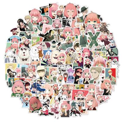 China Waterproof+Eco-friendly 50pcs Anime Spy X Anime Guest Tables Sticker Water Bottle Sticker Laptop Luggage Fashion Mobile Sticker for sale