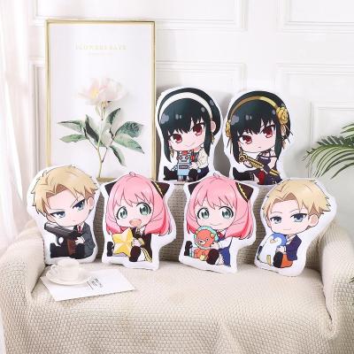 China Cushions NOTICE x FAMILY Anime Loid Forger Anya Forger Yor Forger Soft Pillow Anime Peripheral for sale