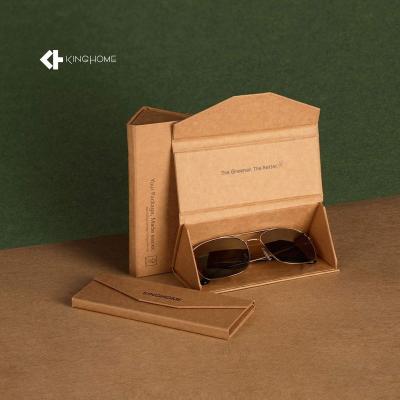 China Foldable Box Packaging Customized Eco-Friendly Recyclable Sunglasses Foldable Paper Box Packaging Paper Packaging Paper for sale