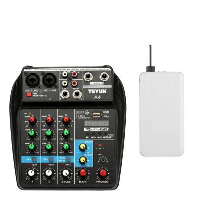 China New Design Plastic Portable Mixer Professional Audio Video for sale